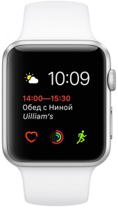 Умные часы Apple Watch S1 42mm MNNL2 Silver white