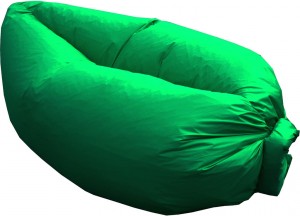 Кресло надувное Позитив лежак нейлон Зеленое