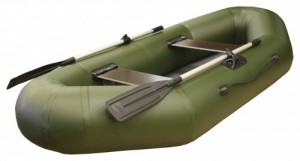 Гребная надувная лодка Фрегат М-2 зеленая