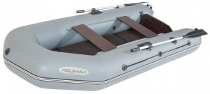 Гребная надувная лодка Лоцман М 300 ЖС Серый