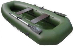 Гребная надувная лодка Тонар Капитан Зеленая