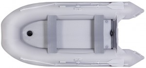 Моторно-гребная надувная лодка Yukona 330 TSE с пайолом фанерным Grey