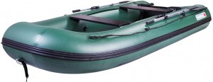 Моторно-гребная надувная лодка Yukona 310 TSE с пайолом фанерным Green