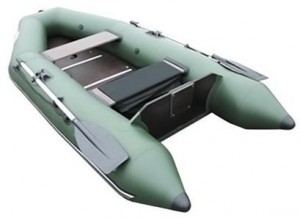 Моторно-гребная надувная лодка Leader 280 Green