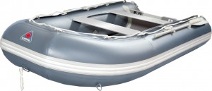Моторно-гребная надувная лодка Yukona 330 TS Grey без пайола