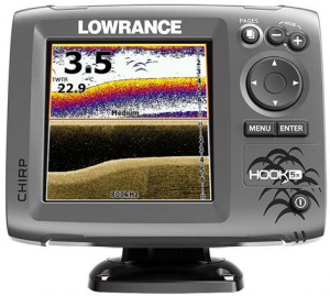 Эхолот Lowrance Hook-5x Mid/High/DownScan