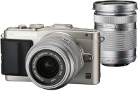 Фотоаппарат Olympus PEN E-PL6 Kit Silver + EZ-M1442 II R Silver + EZ-M4015 R Silver