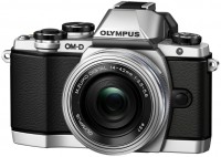 Фотоаппарат Olympus OM-D E-M10 Mark II Double Zoom Kit silver EZ-M1442 II R silver  EZ-M4015 R bla