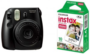 Фотоаппарат Fujifilm Instax Mini 8 Black+ Фотопленка Instax Mini 10 шт.