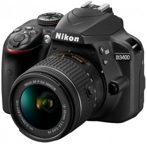 Фотоаппарат Nikon D3400 Kit 18-55/70-300 Black
