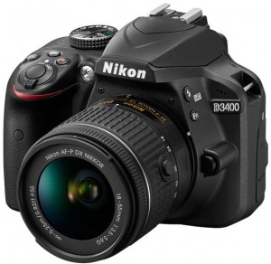Фотоаппарат Nikon D3400 Kit 18-55mm AF-P II Black