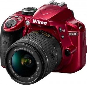 Фотоаппарат Nikon D3400 18-55 AF-P VR Red