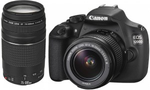 Фотоаппарат Canon EOS 1200D Kit 18-55 DC III + EF 75-300 f/4-5.6 III USM