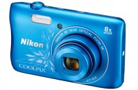 Фотоаппарат Nikon Coolpix S3700 Blue Lineart