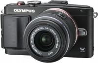 Фотоаппарат Olympus PEN E-PL6 Kit (E-PL6 Body black + EZ-M1442EZ black)