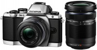 Фотоаппарат Olympus E-M10 Kit EZ-M1442 II R/EZ-M4015 R Silver black