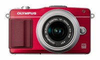 Фотоаппарат Olympus Pen E-PM2 Kit 14-42/Body cup lens 15 Red