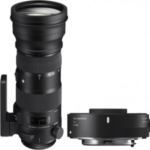 Объектив Sigma AF 150-600mm f5-6.3 DG OS HSM|S Nikon + телеконвертер TC-1401