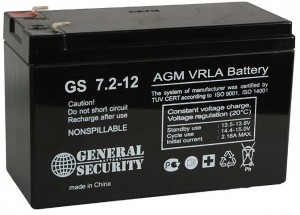 Аккумулятор для ИБП General Security GS 7.2-12 7.2Ач