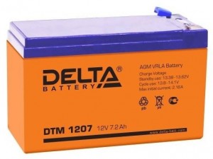 Аккумулятор для ИБП Delta battery DTM 1207