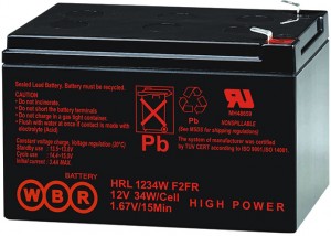 Аккумулятор для ИБП WBR HR1234W F2