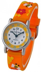 Детские часы Тик-так Н101-2 Оранжевые пчелы