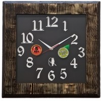 Настенные часы Фабрика Времени D45-венге14