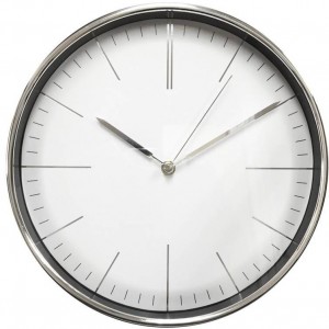 Настенные часы Бюрократ WallC-R28P Chromium