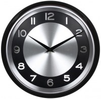 Настенные часы Бюрократ WallC-R24P Черные