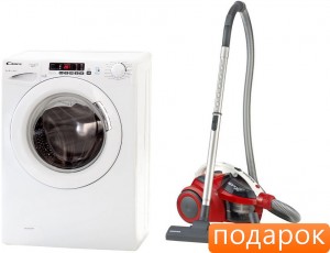 Стиральная машина Candy GVS4 126DW3/2-07 + Пылесос Hoover TSBE 1401