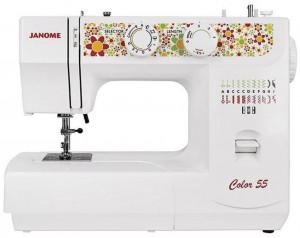 Электромеханическая швейная машина Janome Color 55 White