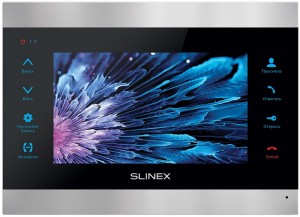 Монитор видеодомофона Slinex SL-07M Silver black