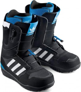 Ботинки для сноубордов Adidas Zx Snow Collegiate 2014-2015 43 (USA 10.5) Black running white bluebird