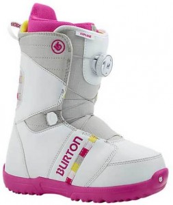 Ботинки для сноубордов Burton Zipline Boa 2014-2015 38 White grey pink