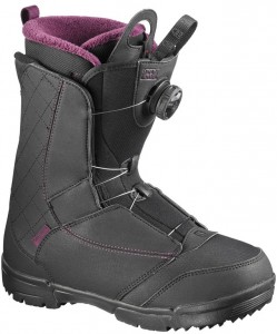 Ботинки для сноубордов Salomon Pearl Boa 2015-2016 38 (USA 8) Black purple