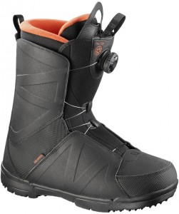 Ботинки для сноубордов Salomon Faction BOA 2016-2017 44.5 (USA 11.5) Black orange