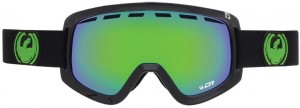 Горнолыжная маска Dragon D1 2015-2016 Jet green ion + Yellow blue ion