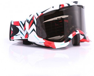 Горнолыжная маска Oakley Twisted 2011-2012 Cubism Red W/Dk Grey