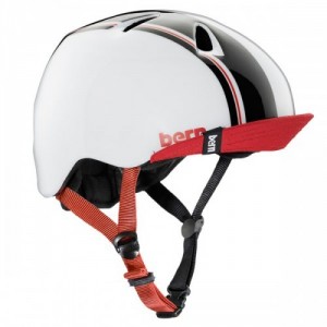 Шлем для зимних видов спорта Bern Nino 2012-2013 XS/S Visor gloss white red racing stripe