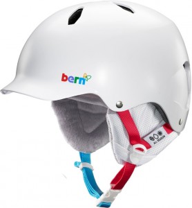Шлем для зимних видов спорта Bern Bandita Eps 2013-2014 M/L Satin white liner white