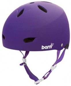 Шлем для зимних видов спорта Bern Brighton Water 2011-2012 S Matte purple