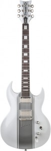 Электрогитара Diamond Guitars Renegade ST Plus White silver stripes