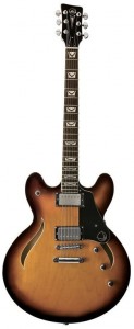 Полуакустическая гитара VGS Select Mustang VSH-120 Classic 3-Tone VG503795