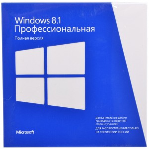 Операционная система Microsoft Windows 8.1 Pro x32 Russian (FQC-06968-LC)
