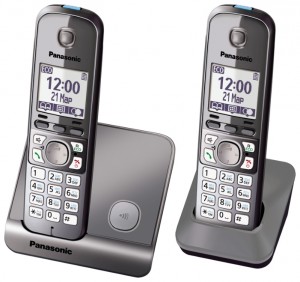 Радио-телефон Panasonic KX-TG6712 Grey metallic