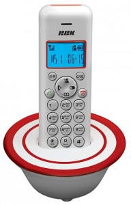 Радиотелефон BBK BKD-815 RU бело-красный