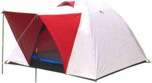 Кемпинговая палатка Cliff SY-014 White red