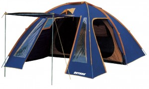 Кемпинговая палатка Путник Меркурий-4 РТ-134-4 Сине-оранжевая