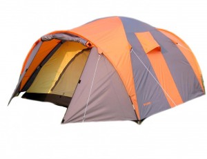 Трекинговая палатка Larsen Quadro Grey orange