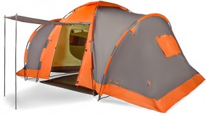 Кемпинговая палатка Larsen Camping 6 Grey orange